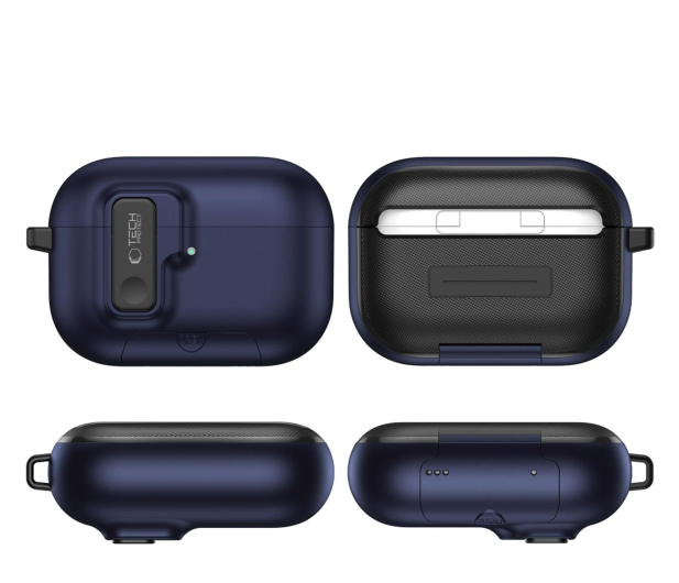 Tech-Protect Slim Hook Do Apple Airpods Pro 3 Navy Blue - 1367345 - zdjęcie 3